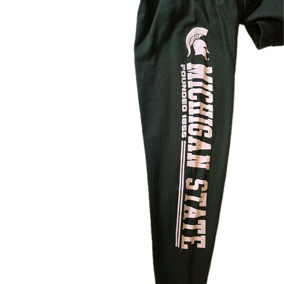 Michigan State Spartans Unisex Adult XL Green Long Sleeve Shirt - Picture 4 of 7